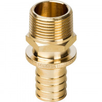 STOUT  Переходник с наружной резьбой 25xR 3/4" для труб из сшитого полиэтилена аксиальный