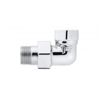 Американка угловая 3/4", хром