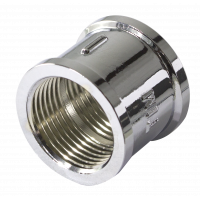 Муфта 1F x 1/2F (хром)