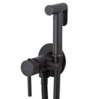 Смеситель с гигиеническим душем VIKO V-4922 Black Matt (латунь)