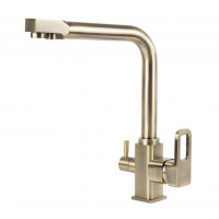 Смеситель для кухни VIKO V-5703 боковой под фильтр (латунь) Ф35 с гайкой Bronze