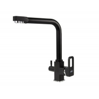 Смеситель для кухни VIKO V-5702  под фильтр (латунь) Ф35 с лат. гайкой Black matt