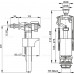 Купить в Москве Выпускной комплект со стоп кнопкой А15 3/8", боковой Alcaplast SA2000